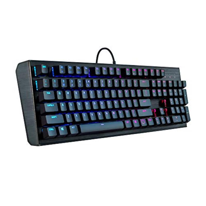 

Cooler Master Ck552 Gaming Mechanical Keyboard with Gateron Red Switch and Rgb Back Lighting, Black