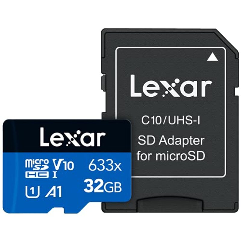 

Lexar 32 GB microSD Memory Card with Adapter