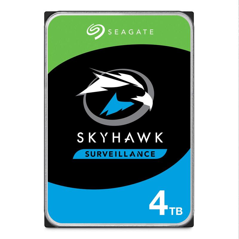 

Seagate 3.5"4TB SkyHawk Surveillance Hard Drive SATA 6Gb/s 64MB Cache Internal Drive, ST4000VX007, Multicolour