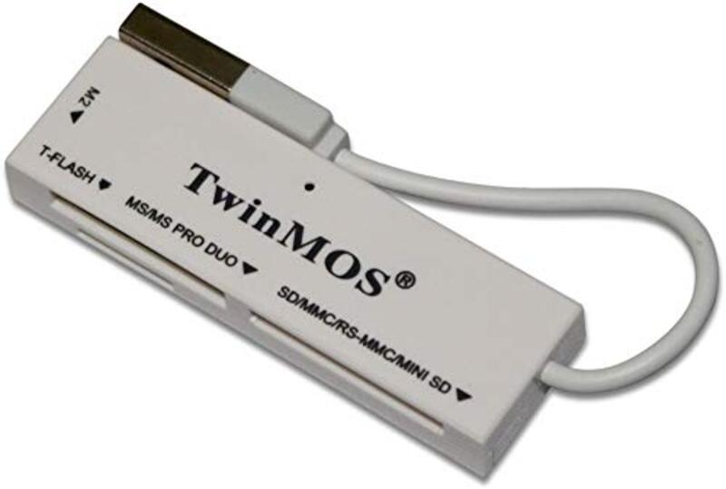

TwinMOS USB 2.0 Memory Card Reader and Writer, White