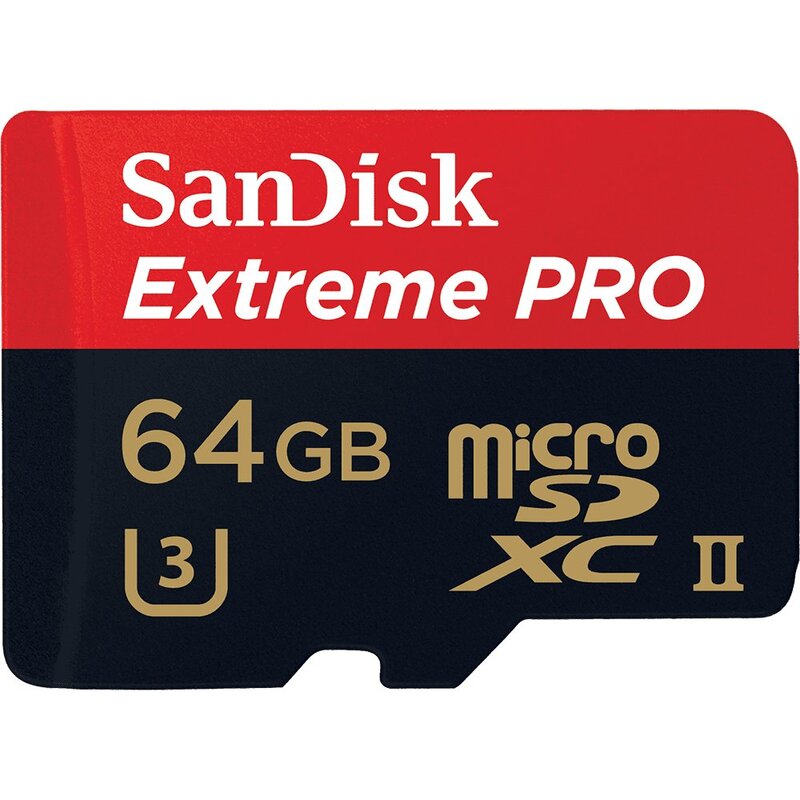 

SanDisk 64GB Extreme Pro Micro SDXC UHS II Memory Card