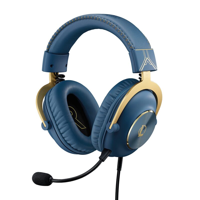 

Logitech G Pro X Wired Over-Ear Gaming Headset, Blue