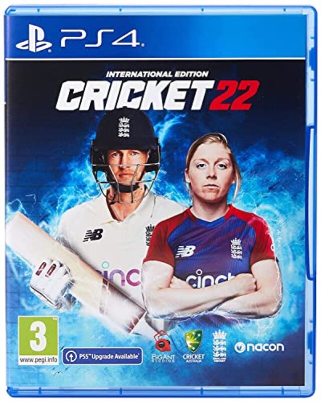 

Cricket 22 International Edition Video Game for PlayStation 4 by Nacon