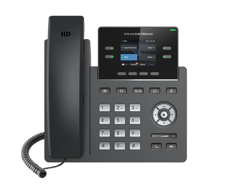 

GrandStream GRP2612W Carrier Grade 2 line IP Telephone With Wireless, Black