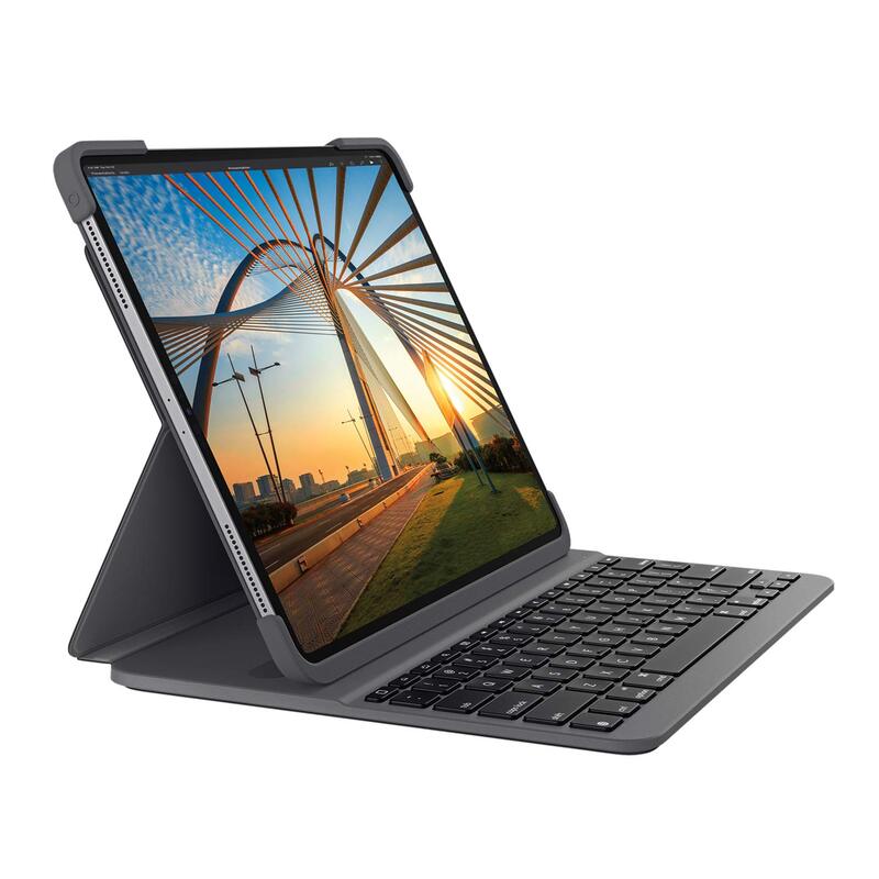 

Logitech Slim Folio Pro Wireless English Keyboard, Graphite