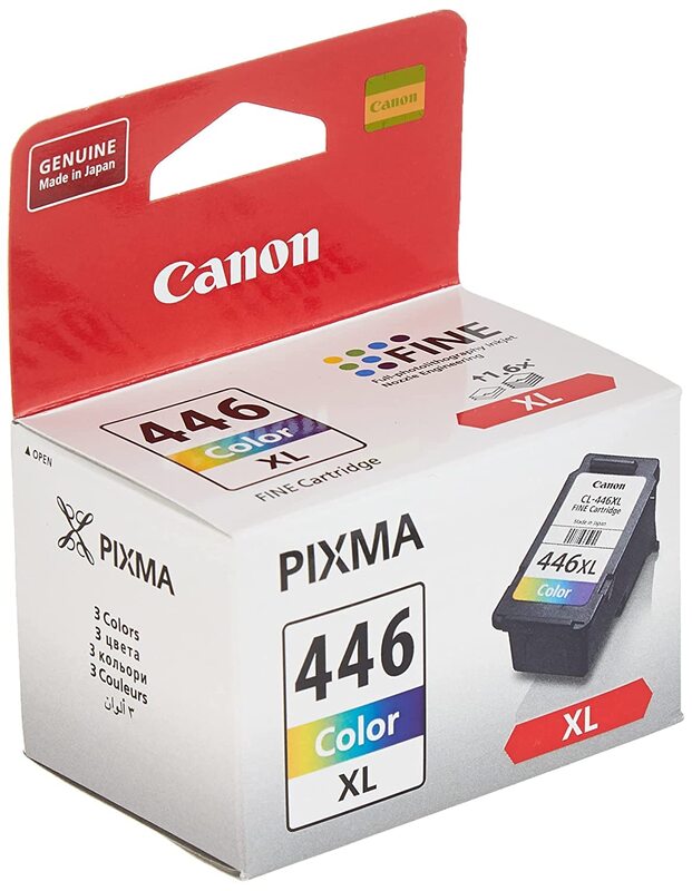 

Canon Cl 446XL High Yield Tri-Colour Ink Cartridge