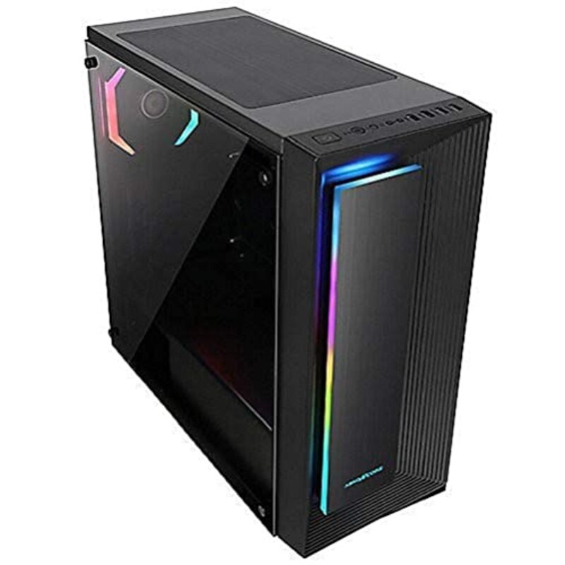 

Abkoncore Cronos 510S Tempered Glass Tower Case, Black