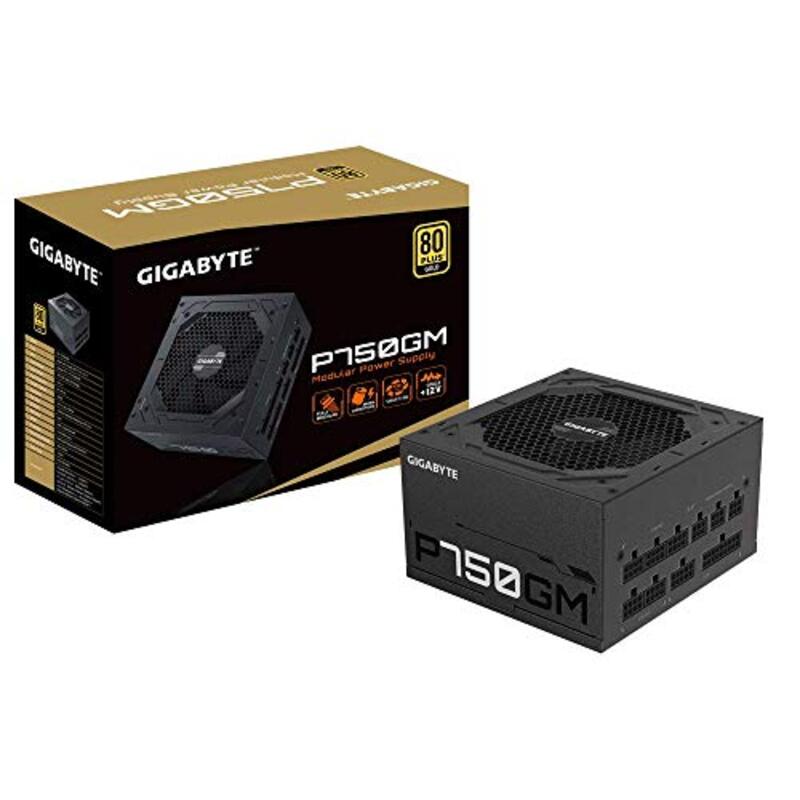 

Gigabyte GP-P750GM 80 Plus Gold 750W Power Supply, Black