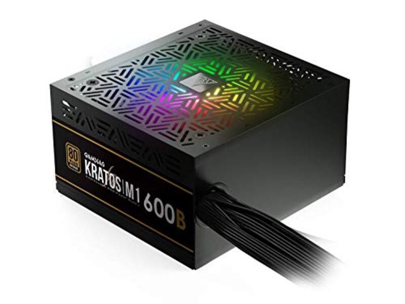 

Alimentation Kratos M1 600B Atx RGB 600W Power Supply, Black