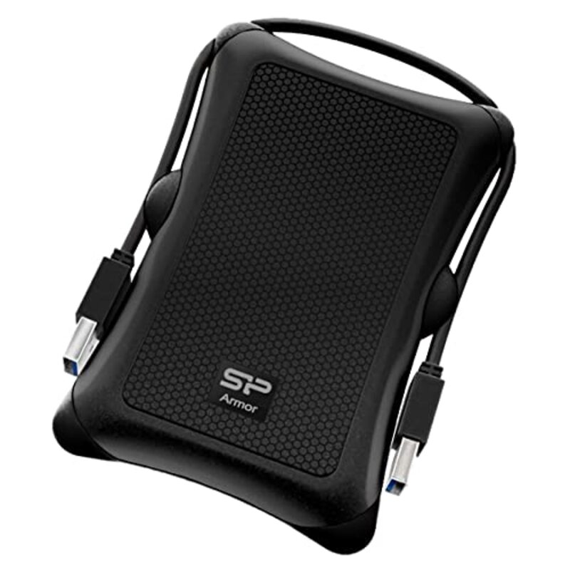 

Silicon Power 2TB Armor A30 HDD Rugged Portable External Hard Drive, Black