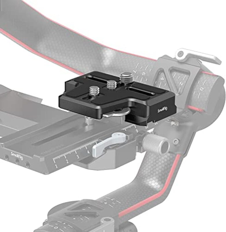 

SmallRig Extended Arca-Type Quick Release Plate for DJI RS 2 and RSC 2 Gimbal, Grey