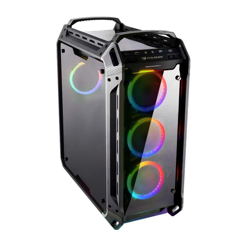 

Cougar Panzer EVO RGB ATX Full Tower RGB LED Gaming Case with Remote, Black