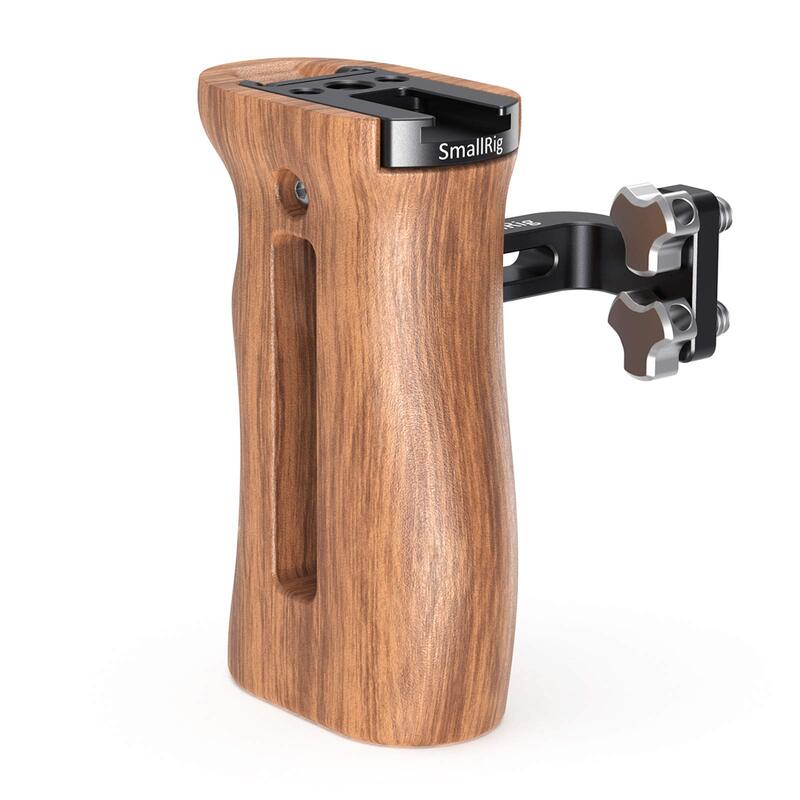 

Smallrig Universal DSLR Camera Wooden Side Handle Grip, Brown