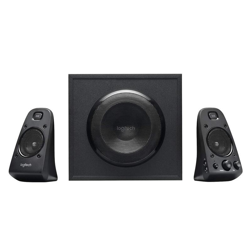 

Logitech Z623 400W THX 2.1 Speaker System with Subwoofer, Black