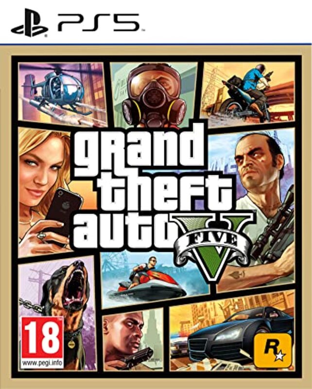 

Grand Theft Auto V Video Games for PlayStation 5 (PS5) by Rockstar Games