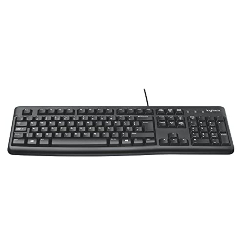 

Logitech USB Wired English Keyboard, Black