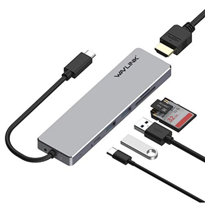 

Wavlink USB C Hub Mini Dock, Silver