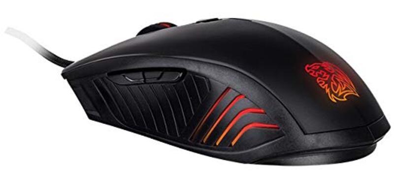 

Thermaltake RGB Optical Wired Gaming Mouse for PC, Black