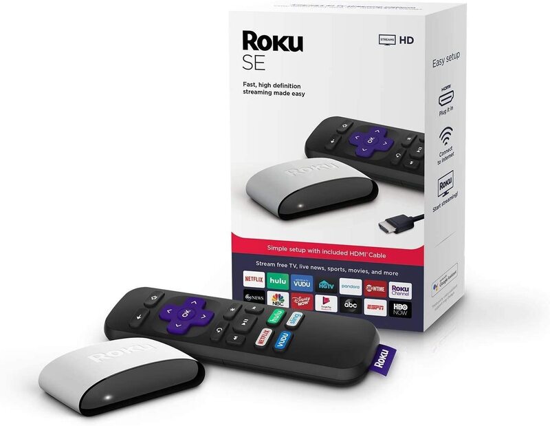 

Roku Streaming Media Player SE Fast High Definition, 3930SE, White