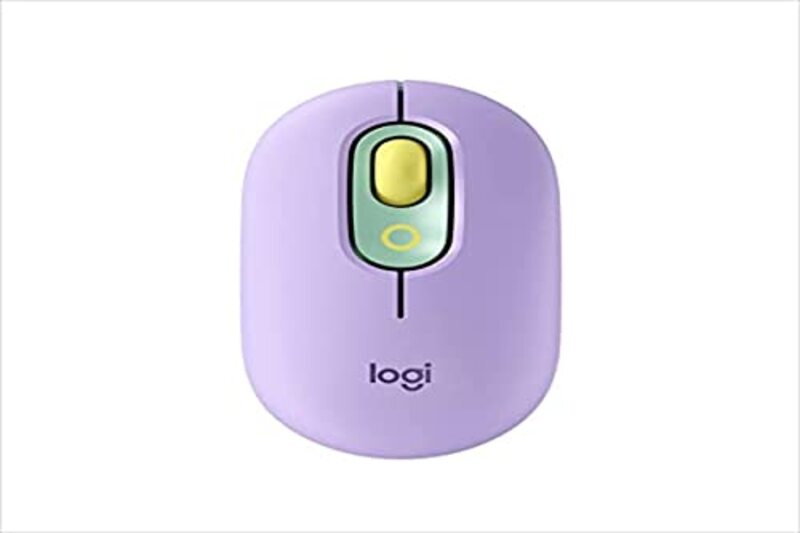 

Logitech Pop Wireless Optical Mouse with Emojis, Fresh Vibes Lavender