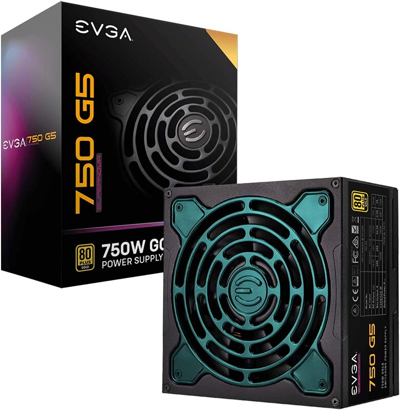 

EVGA DDR Supernova Cooler Fan, 750W, 750G5, Black