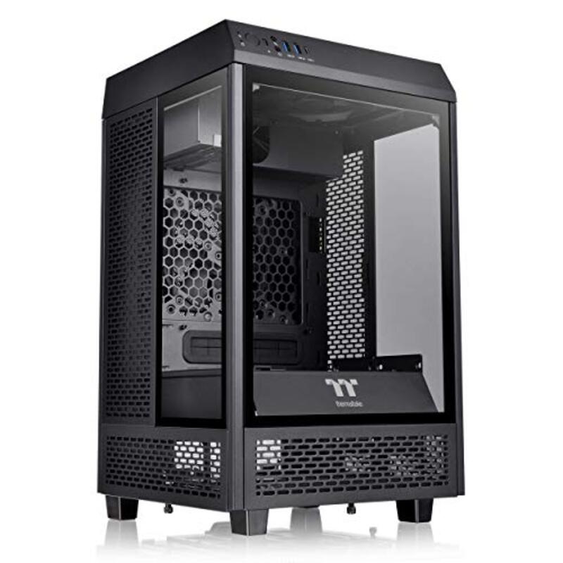 

Thermaltake Tower Tempered Glass Type-C Mini Tower Case, Black