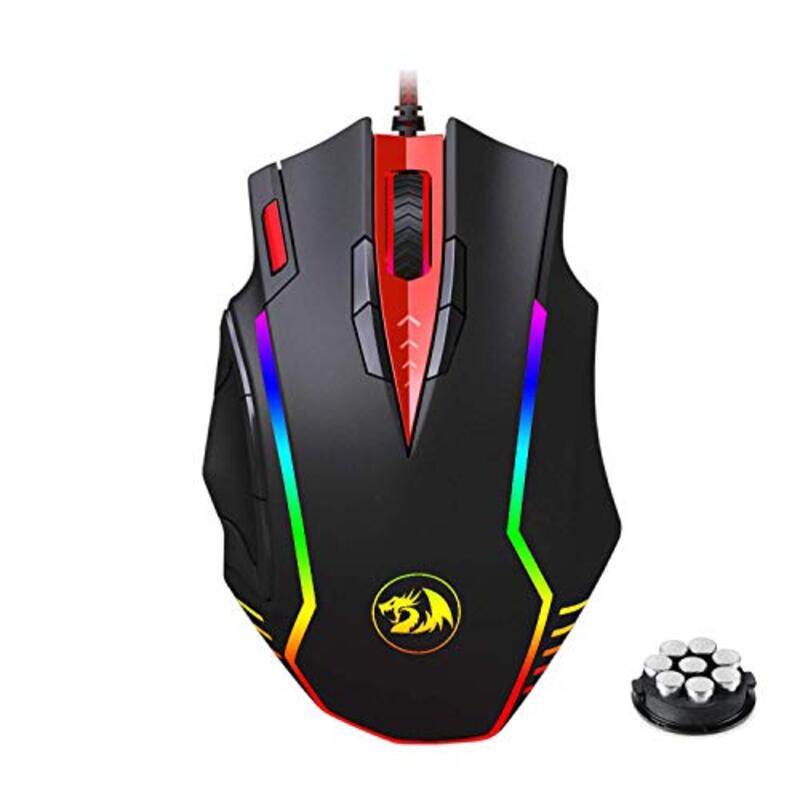 

Redragon M902 SAMSARA Programmable Laser Gaming Mouse for PC, Black