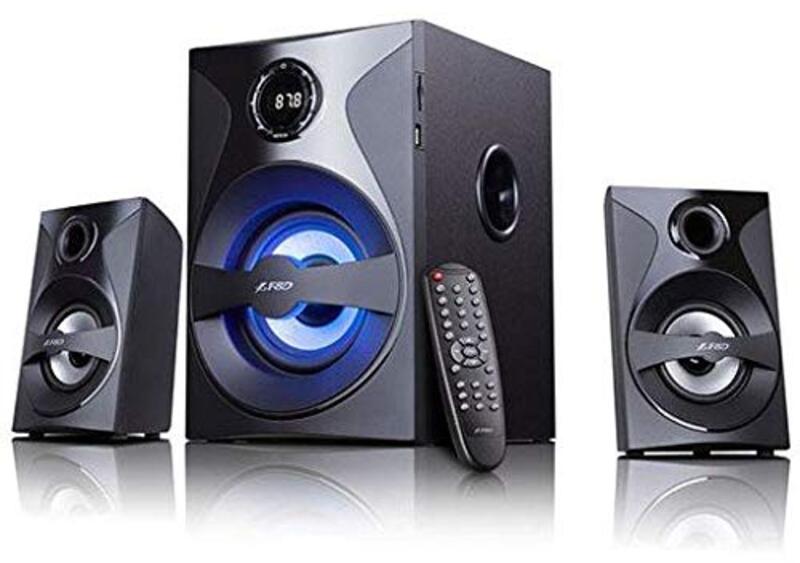 

F&D F-380X 2.1 Wired and Wireless Multimedia Computer Speakers with USB-SD Remote, Black