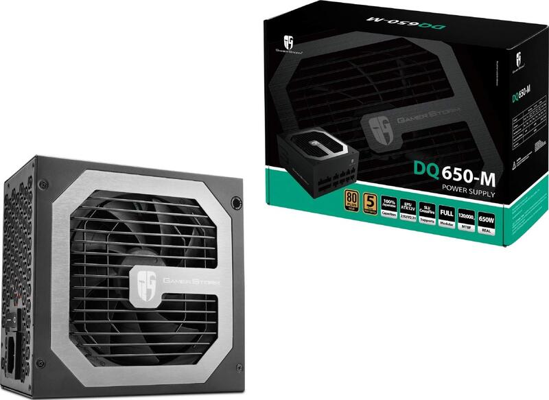 

Deepcool Gamerstorm Gold DQ650-M Full Modular Atx Power Supply, Black