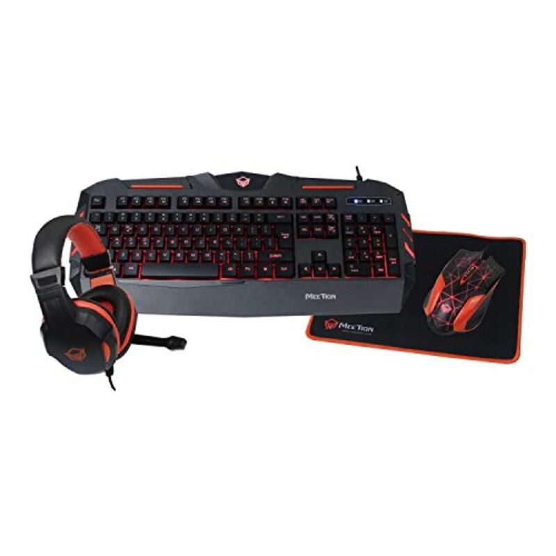 

Meetion USB English Gaming Keyboard for Game Consoles, MT-C500, Black
