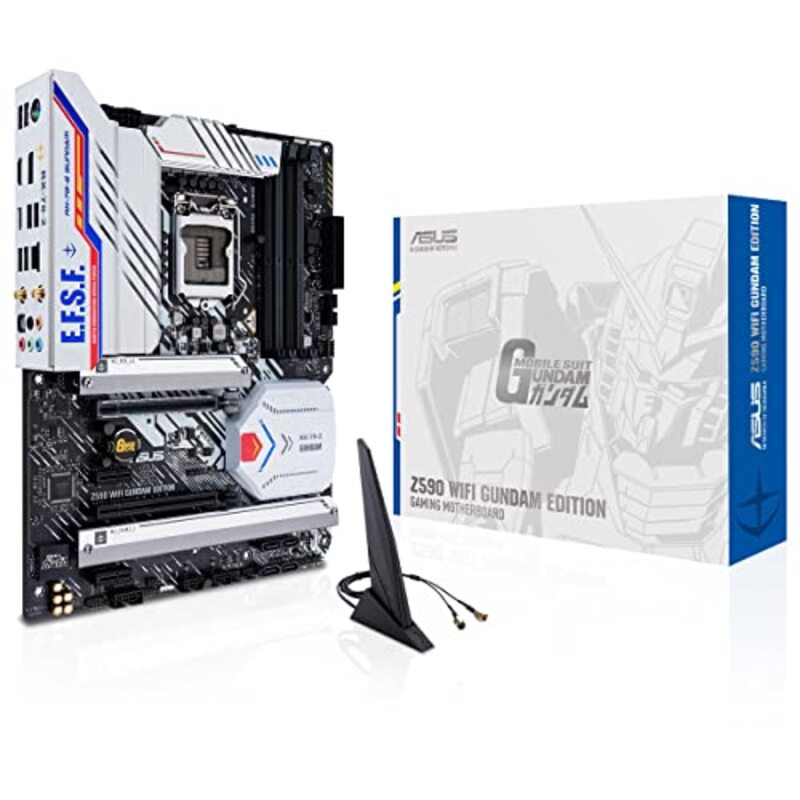 

ASUS Z590 Wifi Gundam Edition 2666 MHz Gaming Motherboard, Multicolour