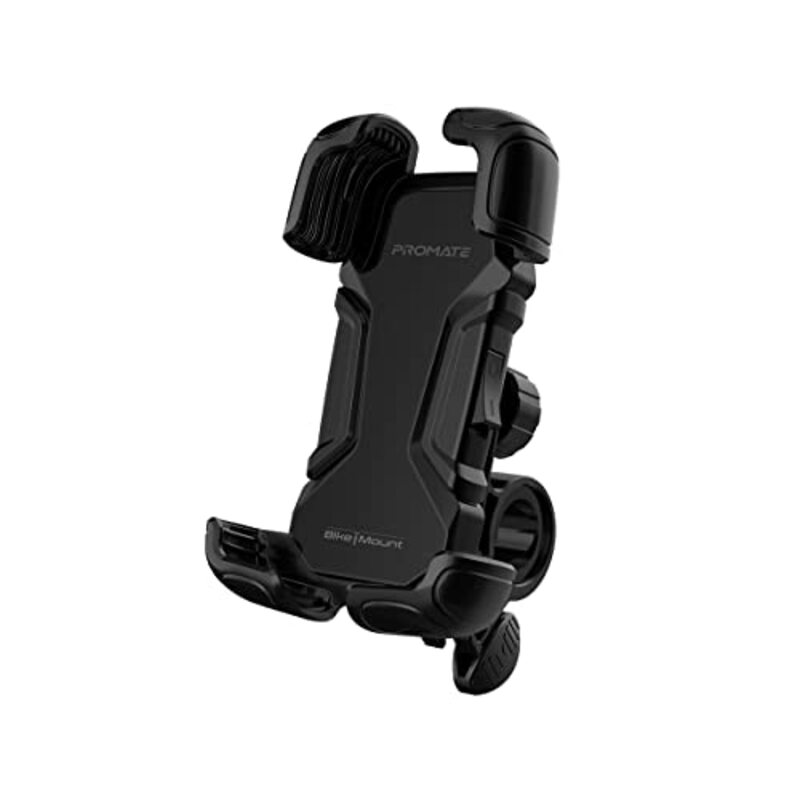 

Promate Adjustable 360 Degree Rotation Motorcycle Mobile Holder, Black