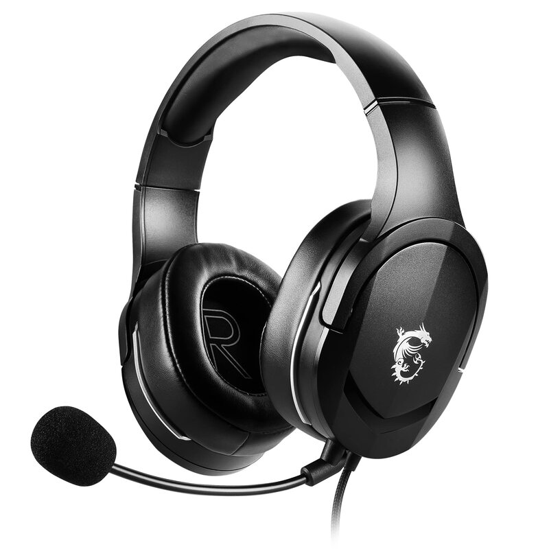 

Msi Immerse GH20 Wired Gaming Headset, Black