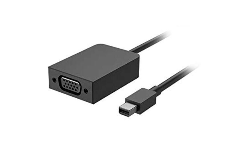 

Microsoft Mini Display VGA Adapter, Display Port Male to VGA Male for Microsoft Surface, Black
