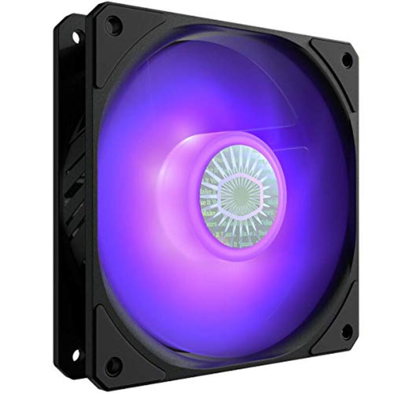 

Cooler Master 120 V2 RGB PWM Control for Computer Case & Liquid Radiator Square Frame Fan (120mm)