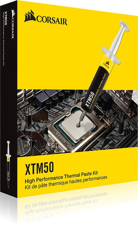 

Corsair High Performance Ultra-Low Thermal Impedance CPU/GPU Thermal Compound, XTM50, Black