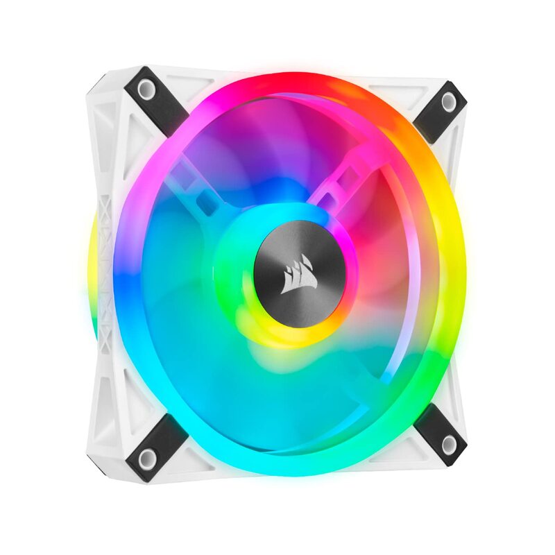 

Corsair Ql120 RGB PWM Triple Fan Single Pack, White