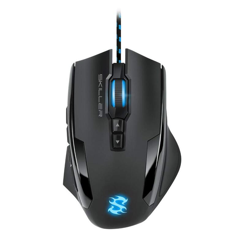 

Sharkoon Skiller SGM1 Optical Gaming Mouse for PC, Black