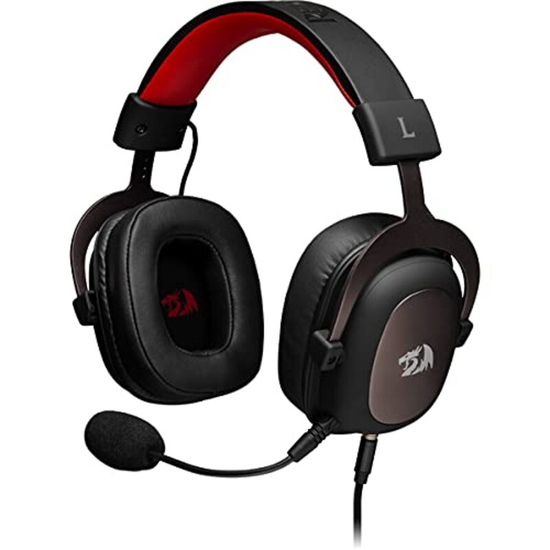 

Redragon Wired H510 Zeus Gaming Headset, with 7.1 Surround, Detachable Microphone, Black