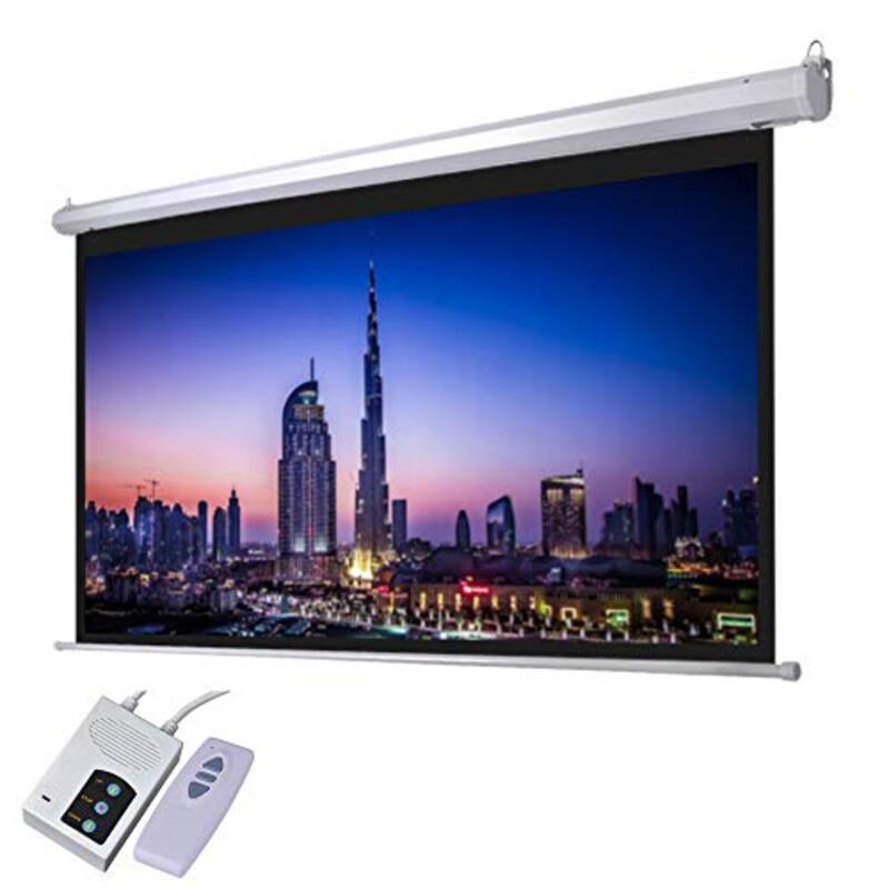 

I-View Electrical Projector Screen with Remote, 213x130 - 100 inch 16/9 HDTV, Multicolour