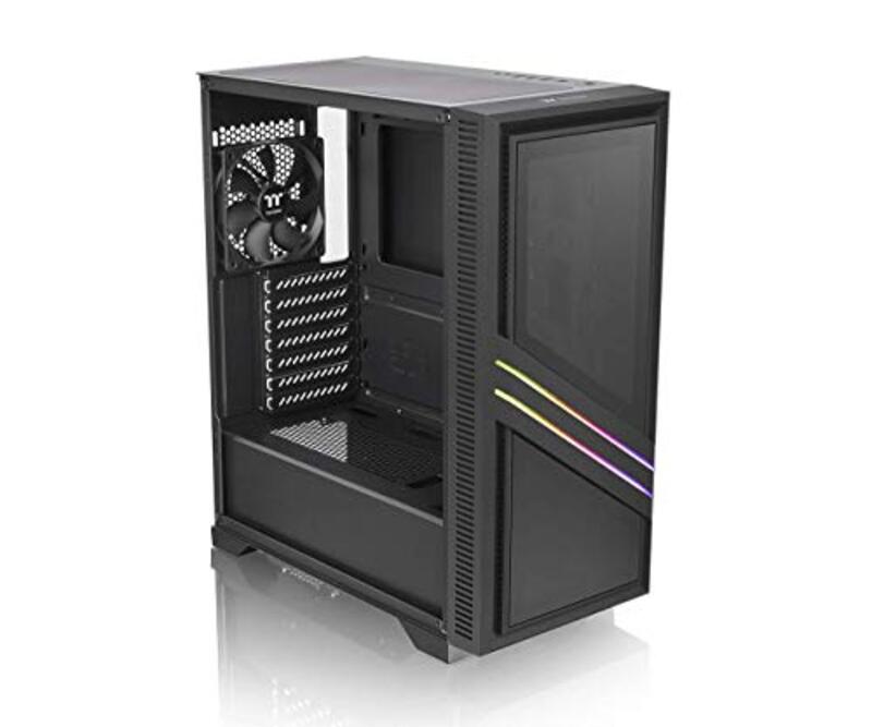 

Thermaltake Versa T35 Tempered Glass RGB Mid-Tower Chassis Case, Black