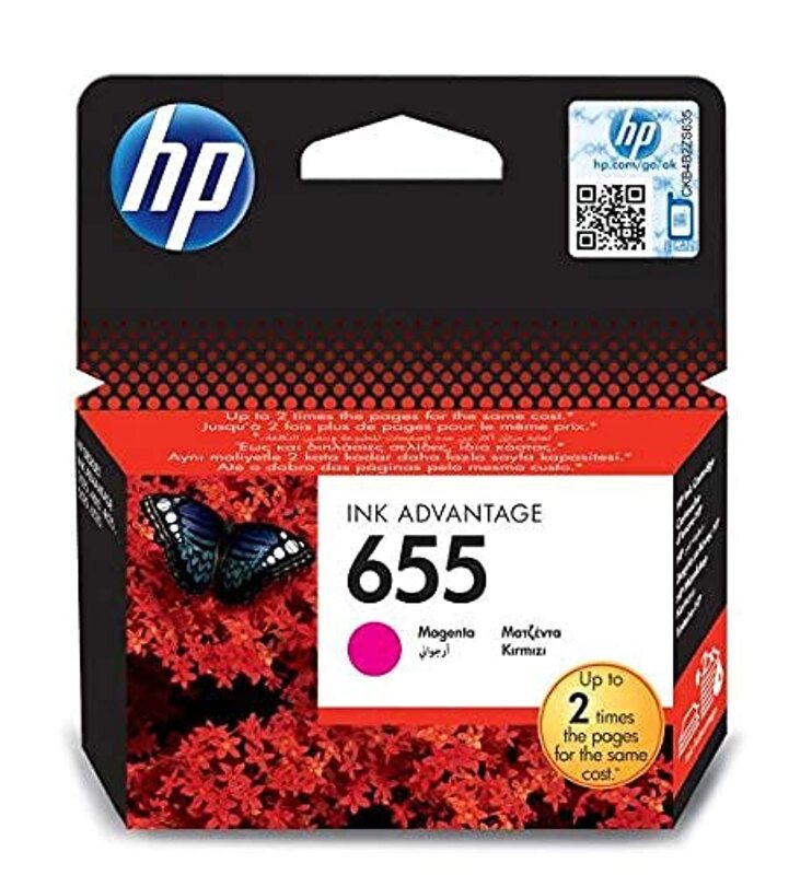 

HP 655 Original Ink Magenta Advantage Cartridge