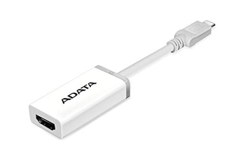 

Adata USB C To HDMI Adapter, HDMI to USB Type-C Cable, ACHDMIPL-ADP-CWH, White