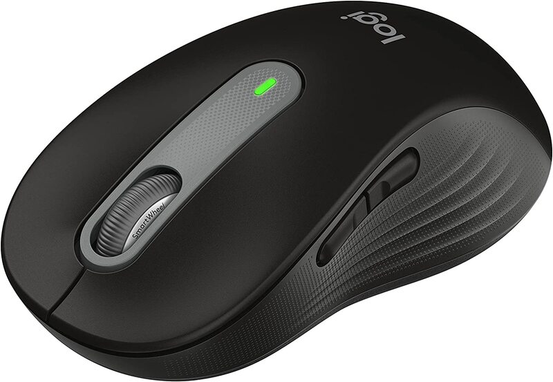 

Logitech Signature L Full Size Wireless Optical Mouse, M650, Black