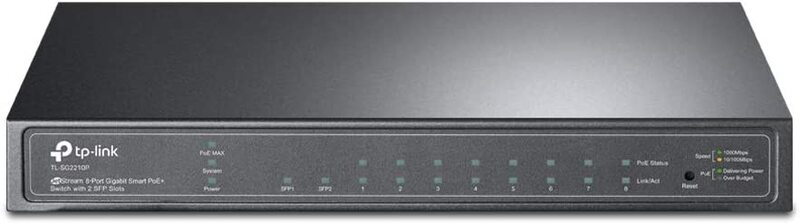

TP-Link TL-SG2210P 10-Port Smart Switch, Black