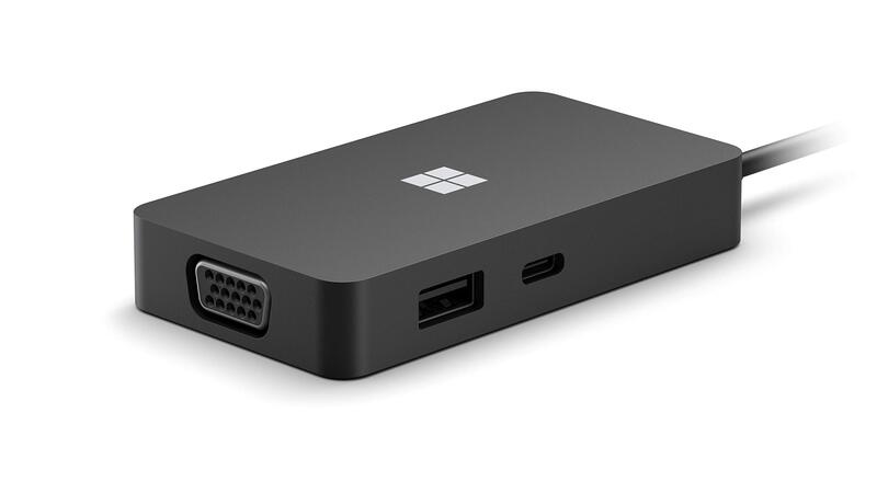 

Microsoft USB-C Travel Usb Hub, Black
