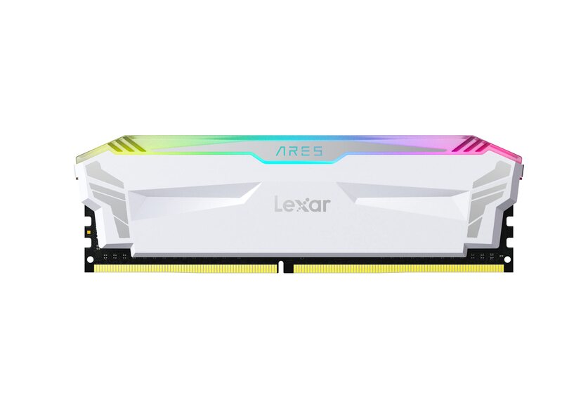 

Lexar ARES 16GB RGB Lightning DDR4 4000 MHz DRAM Desktop Gaming Memory, 8GB x 2, LD4EU008G-R4000GDWA, White