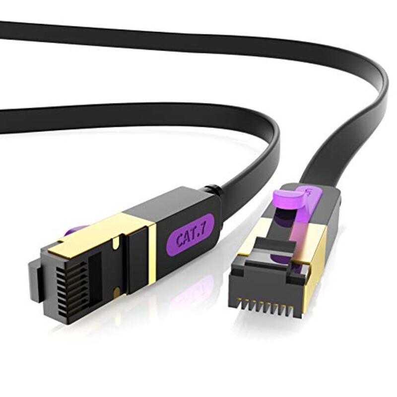 

Vention 5-Meter Cat7 Ethernet Cable, RJ45 Male to RJ45, Black