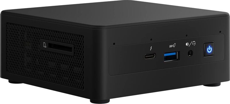 

Intel Panther Canyon Barebone L6 No Cord USB Hubs, Nuc11pahi70z00, Black