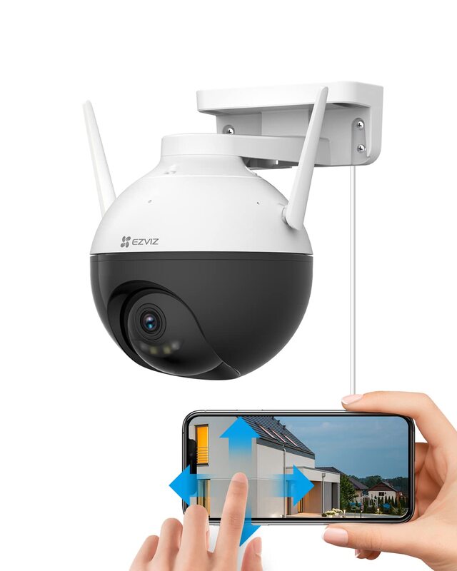 

Ezviz C8W Outdoor Wireless 2K Camera with Night Vision, 4 MP, White